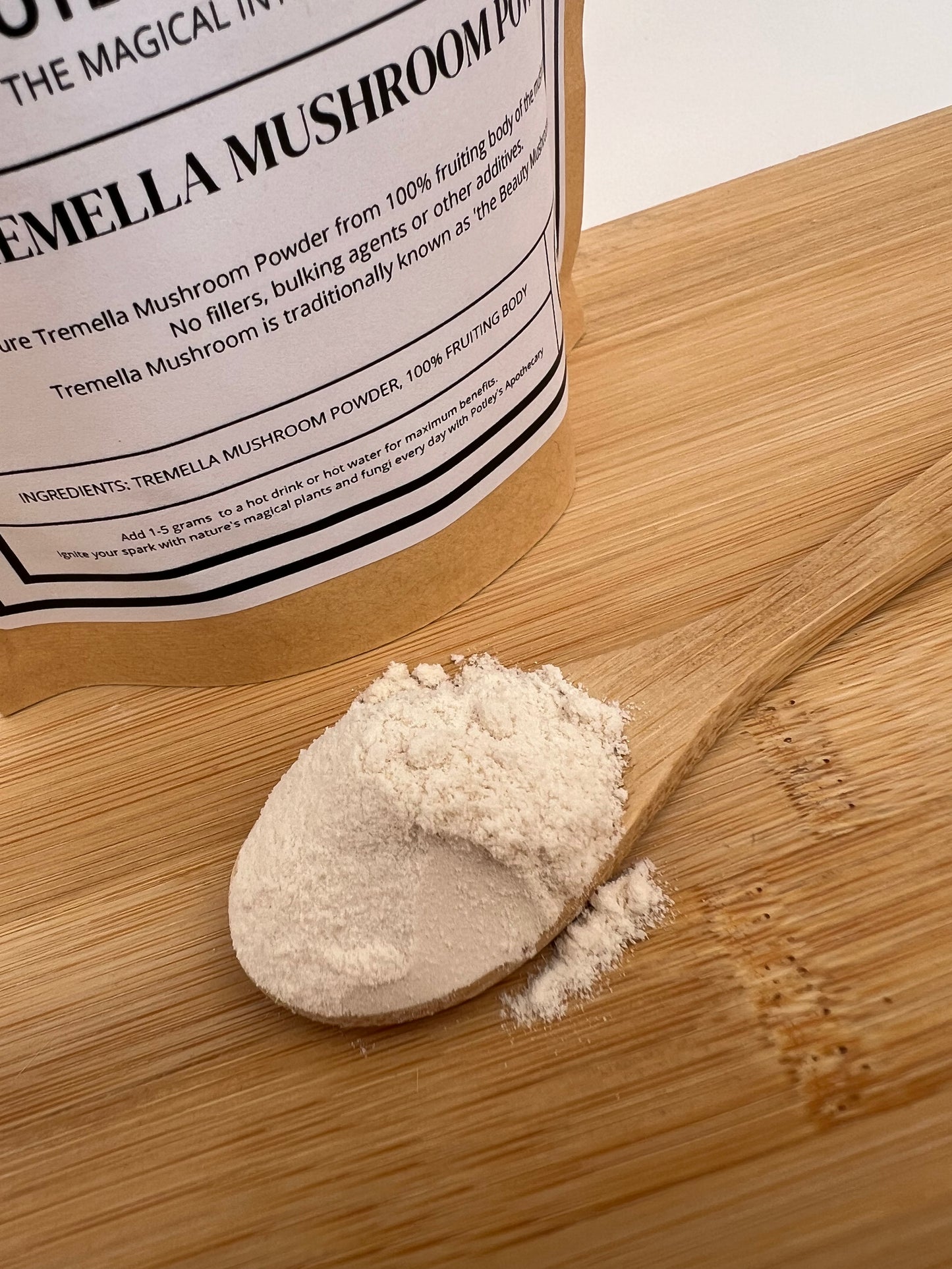 Tremella Mushroom Powder 100% Fruiting Body