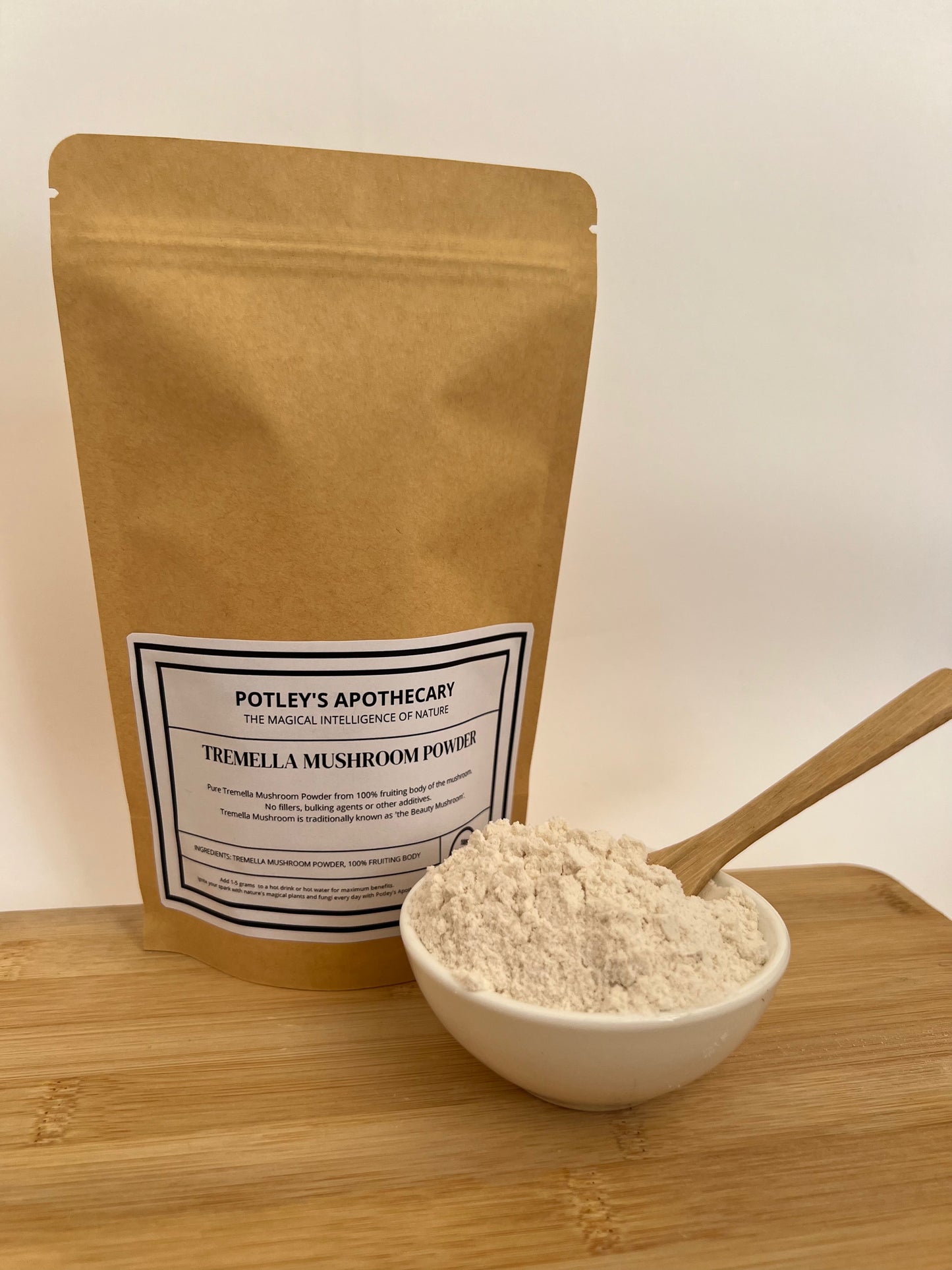 Tremella Mushroom Powder 100% Fruiting Body