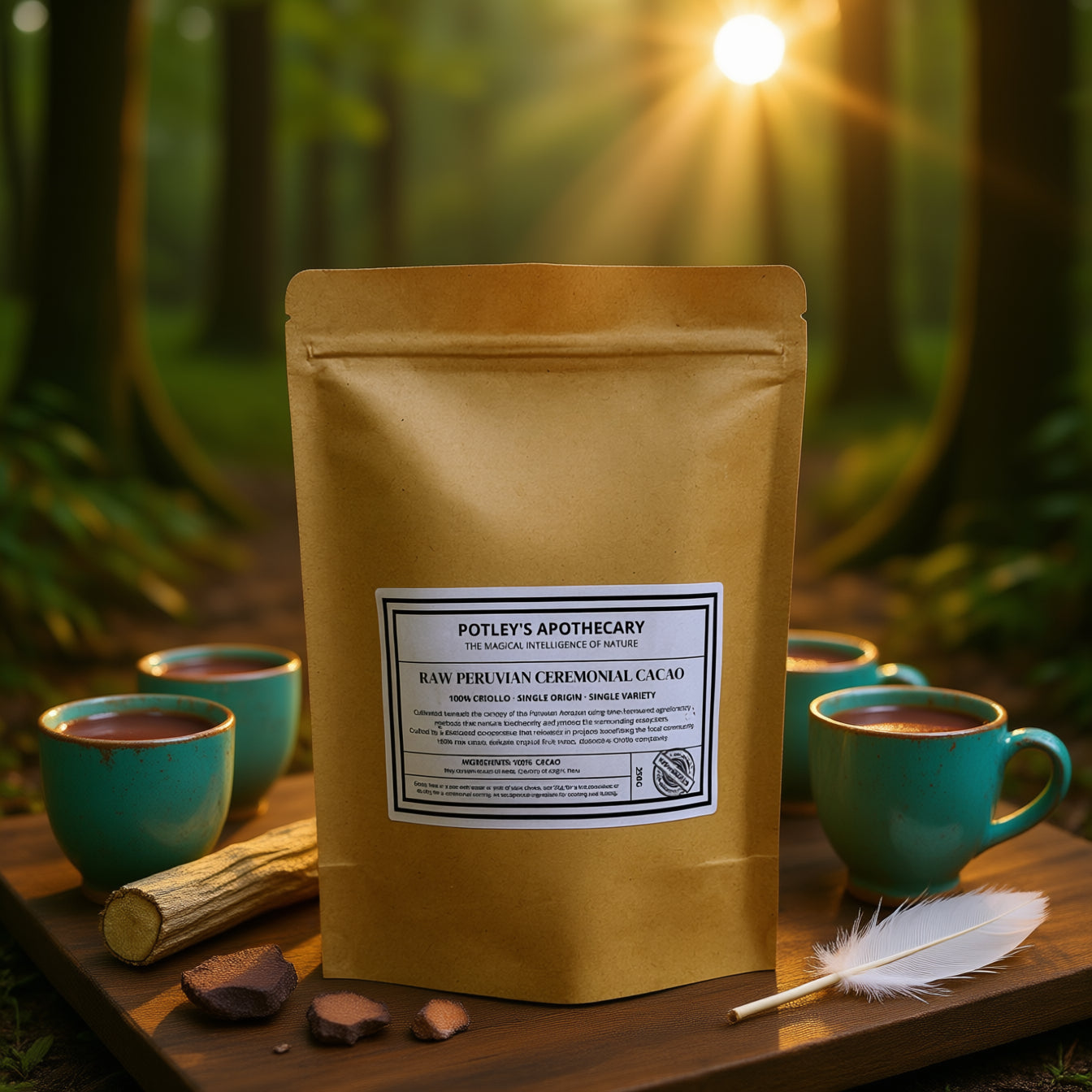Raw Peruvian Ceremonial Criollo Cacao