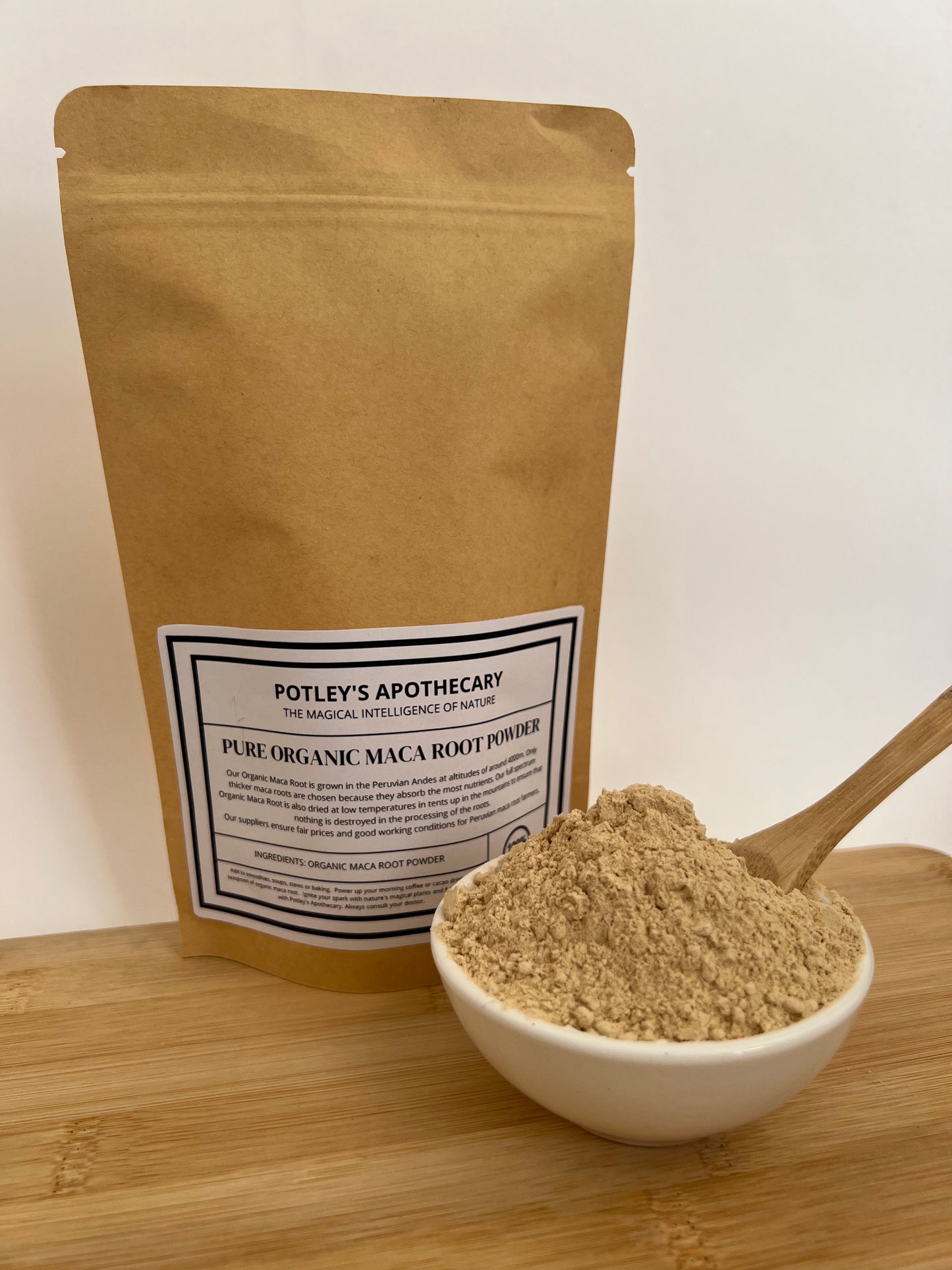 Organic Pure Maca Root Powder, Peruvian Andes