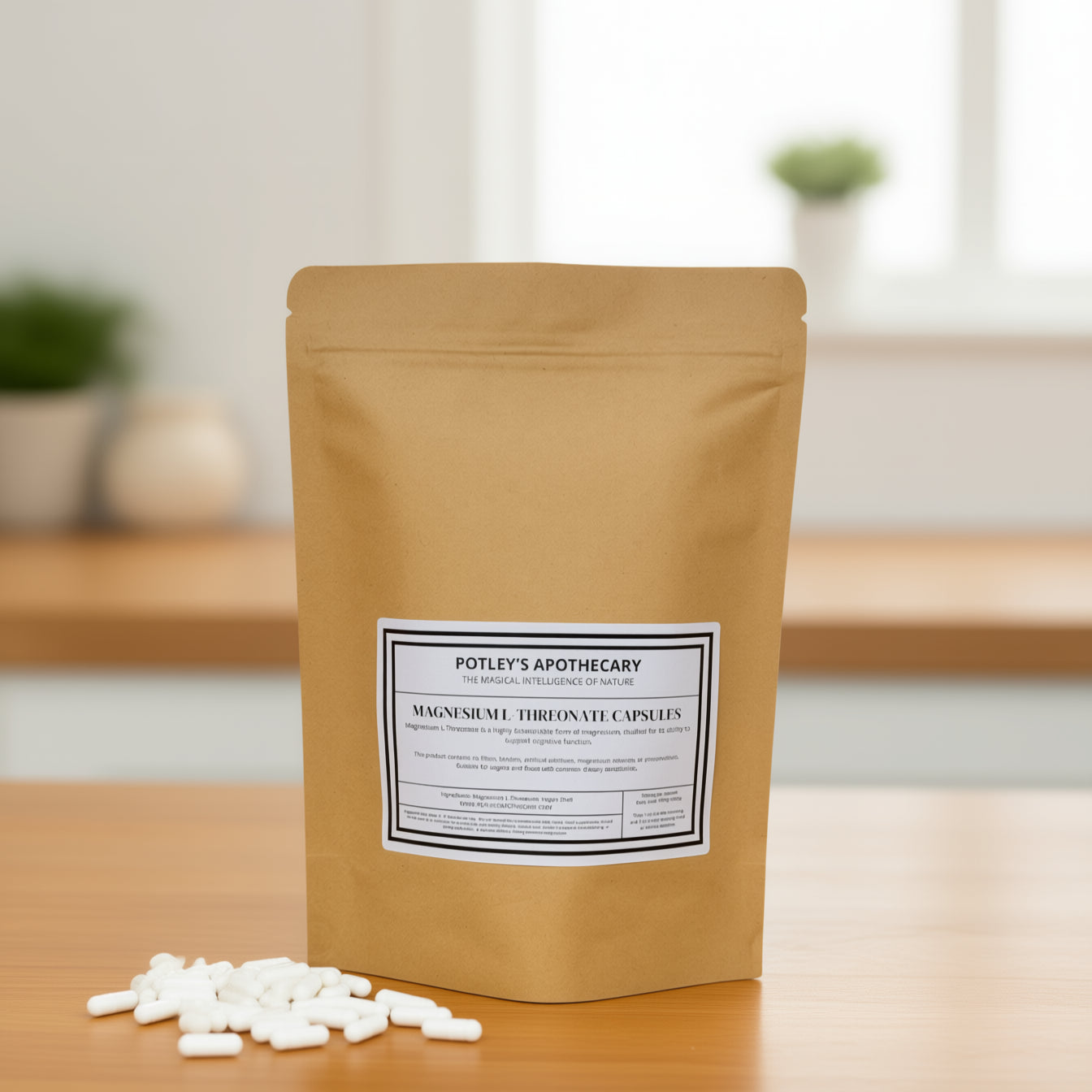 Magnesium L-Threonate Capsules by 
potley's apothecary uk